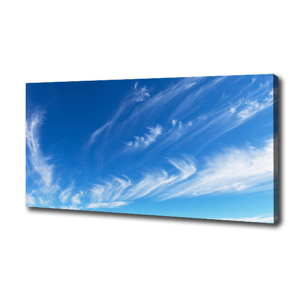 Cuadro canvas con impresión uv duradera horizontal cielo azul