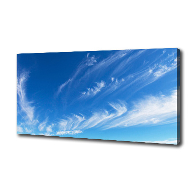 Cuadro canvas con impresión uv duradera horizontal cielo azul