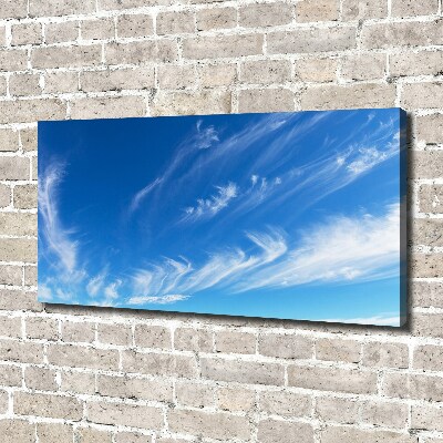 Cuadro canvas con impresión uv duradera horizontal cielo azul