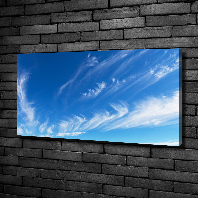 Cuadro canvas con impresión uv duradera horizontal cielo azul