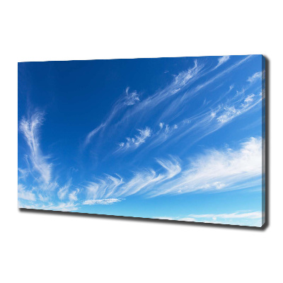 Cuadro canvas con impresión uv duradera horizontal cielo azul