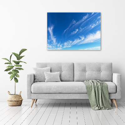 Cuadro canvas con impresión uv duradera horizontal cielo azul