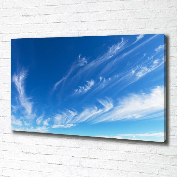 Cuadro canvas con impresión uv duradera horizontal cielo azul