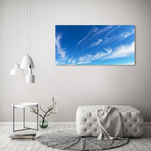 Cuadro canvas con impresión uv duradera horizontal cielo azul