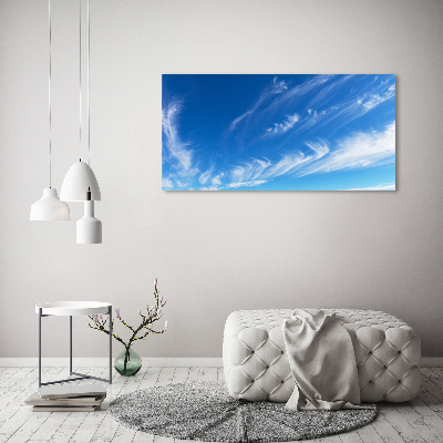 Cuadro canvas con impresión uv duradera horizontal cielo azul
