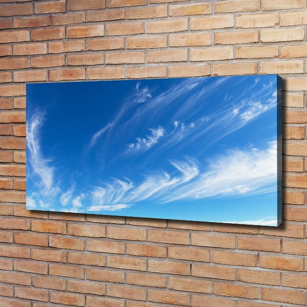 Cuadro canvas con impresión uv duradera horizontal cielo azul