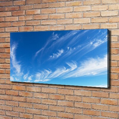 Cuadro canvas con impresión uv duradera horizontal cielo azul