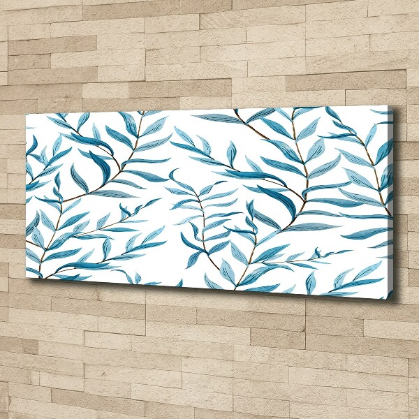 Foto en lienzo con acabado profesional horizontal Hojas