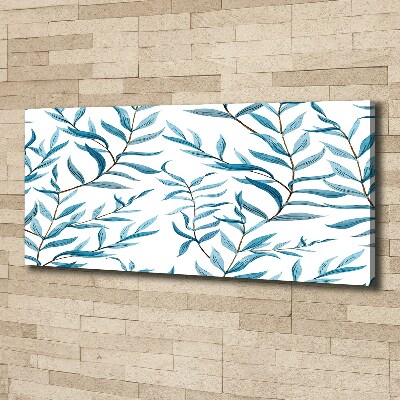 Foto en lienzo con acabado profesional horizontal Hojas