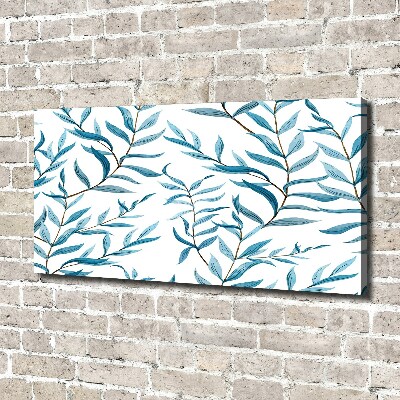 Foto en lienzo con acabado profesional horizontal Hojas