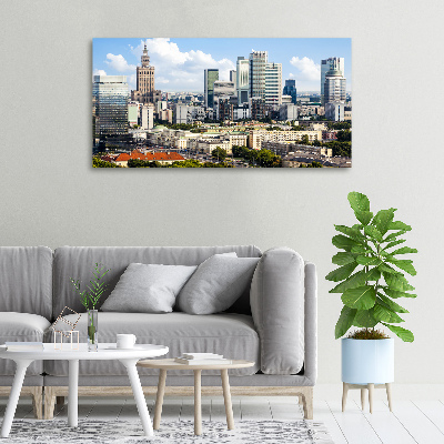 Fotocuadro en lienzo de alta calidad horizontal Varsovia, Polonia