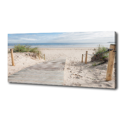 Cuadro canvas con impresión uv duradera horizontal Playa