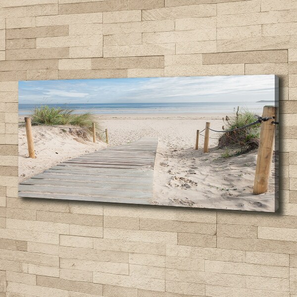 Cuadro canvas con impresión uv duradera horizontal Playa