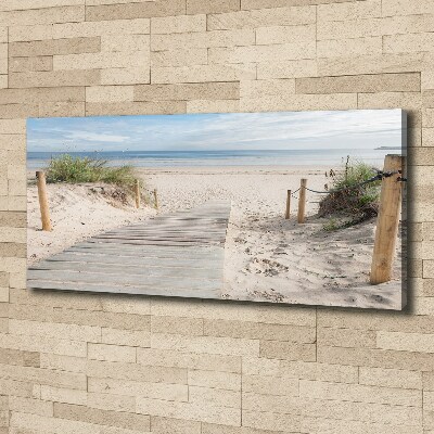 Cuadro canvas con impresión uv duradera horizontal Playa