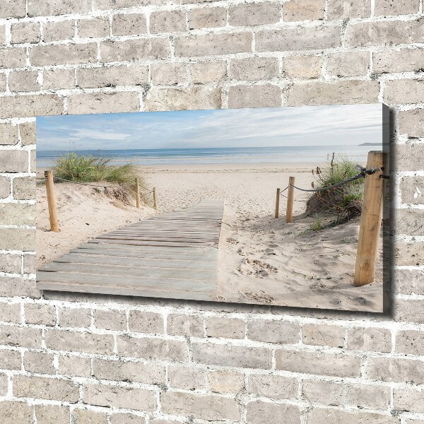 Cuadro canvas con impresión uv duradera horizontal Playa