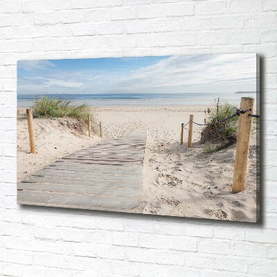 Cuadro canvas con impresión uv duradera horizontal Playa