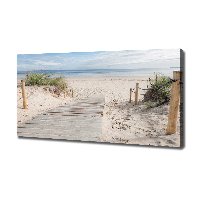 Cuadro canvas con impresión uv duradera horizontal Playa