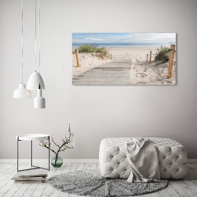Cuadro canvas con impresión uv duradera horizontal Playa