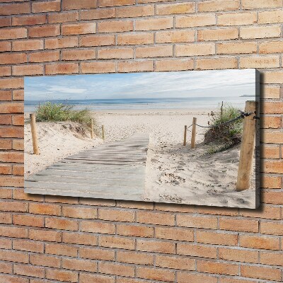 Cuadro canvas con impresión uv duradera horizontal Playa