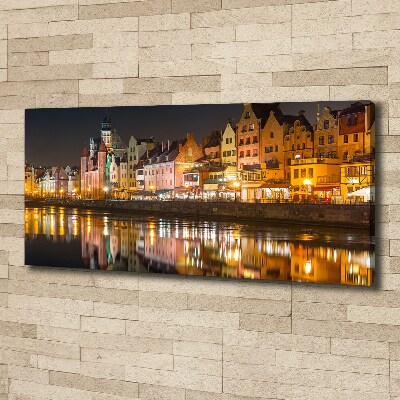 Cuadro canvas con impresión uv duradera horizontal Gdansk, Polonia