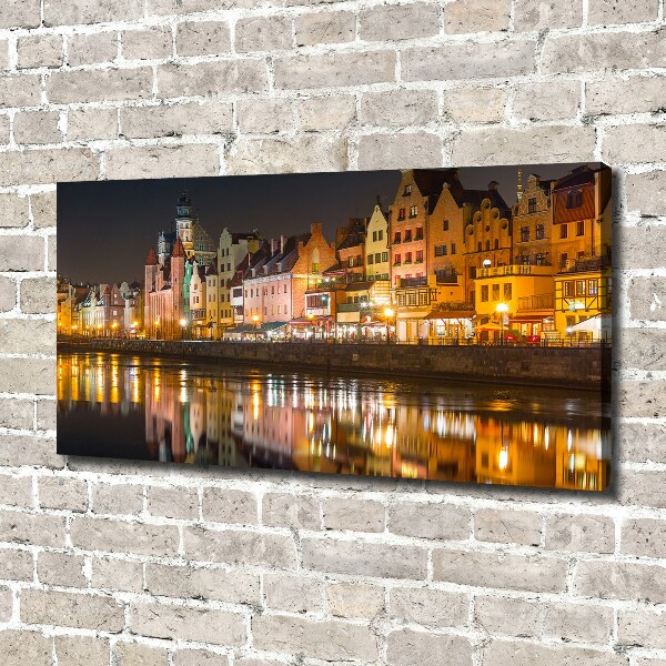 Cuadro canvas con impresión uv duradera horizontal Gdansk, Polonia