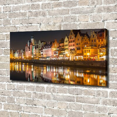 Cuadro canvas con impresión uv duradera horizontal Gdansk, Polonia