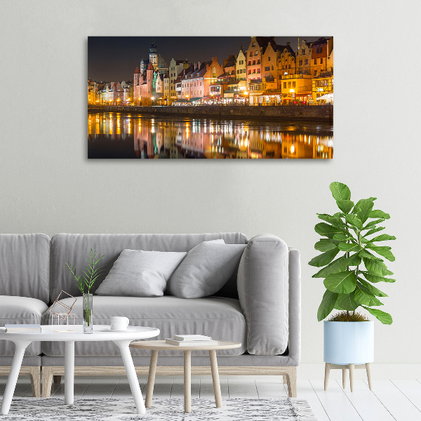 Cuadro canvas con impresión uv duradera horizontal Gdansk, Polonia