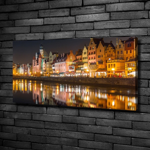 Cuadro canvas con impresión uv duradera horizontal Gdansk, Polonia