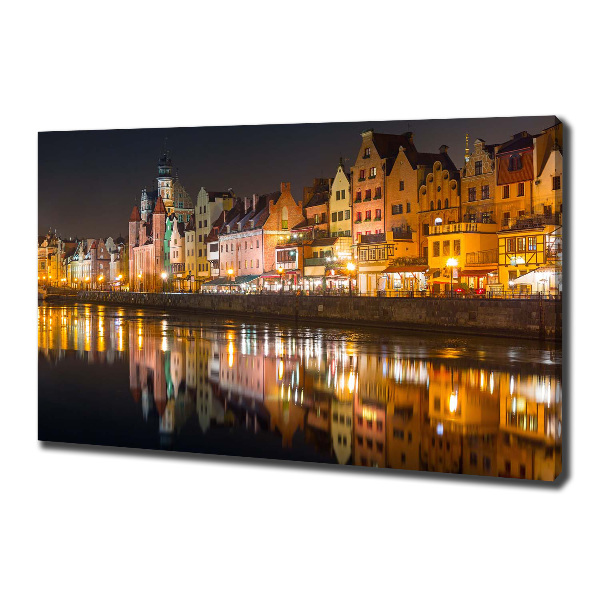Cuadro canvas con impresión uv duradera horizontal Gdansk, Polonia