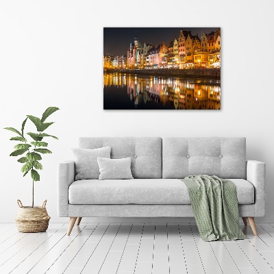 Cuadro canvas con impresión uv duradera horizontal Gdansk, Polonia