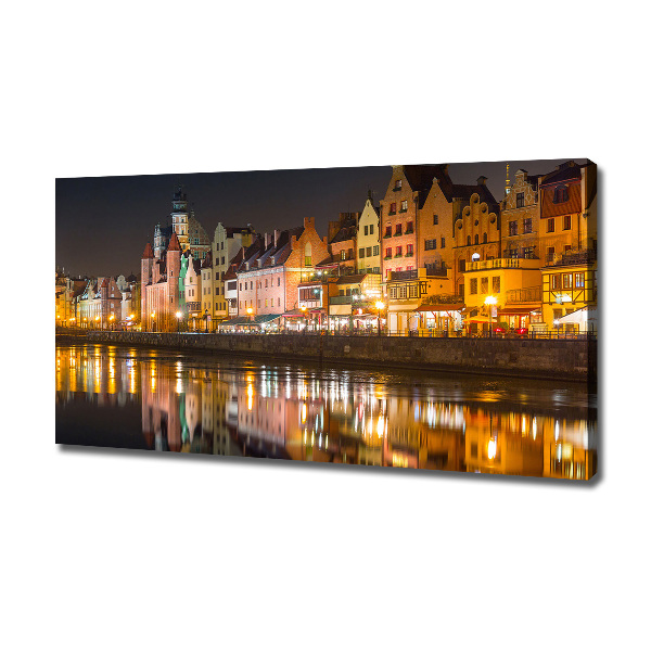 Cuadro canvas con impresión uv duradera horizontal Gdansk, Polonia
