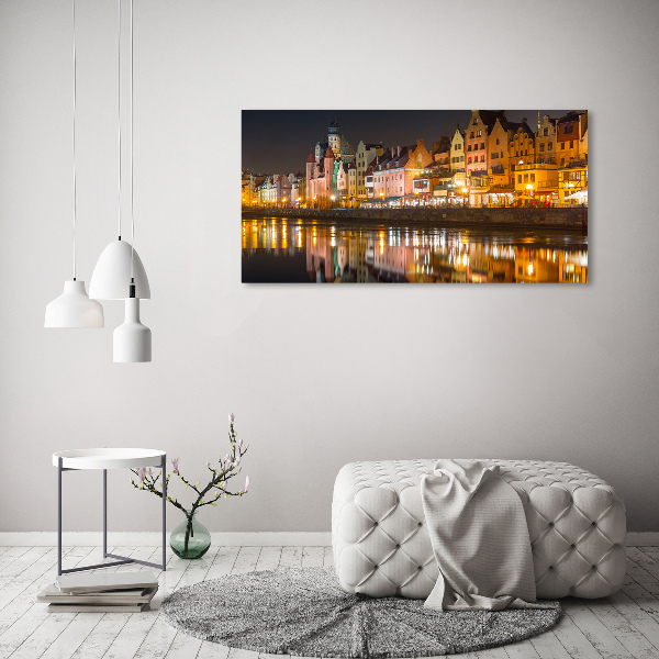 Cuadro canvas con impresión uv duradera horizontal Gdansk, Polonia
