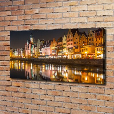 Cuadro canvas con impresión uv duradera horizontal Gdansk, Polonia