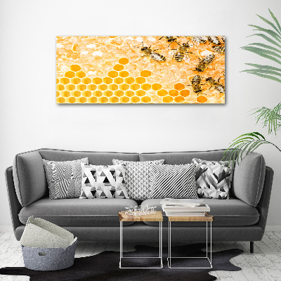 Foto en lienzo con acabado profesional horizontal Abejas obreras
