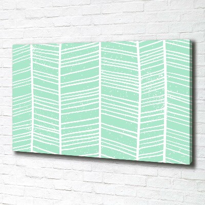 Foto en lienzo con acabado profesional horizontal Patrón de espiga