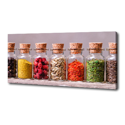 Fotocuadro en lienzo de alta calidad horizontal Especias de colores