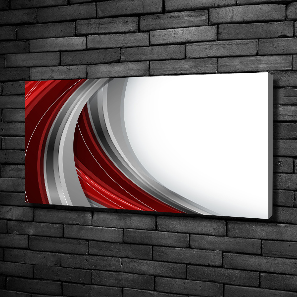 Cuadro canvas moderno de gran formato horizontal Fondo de ondas