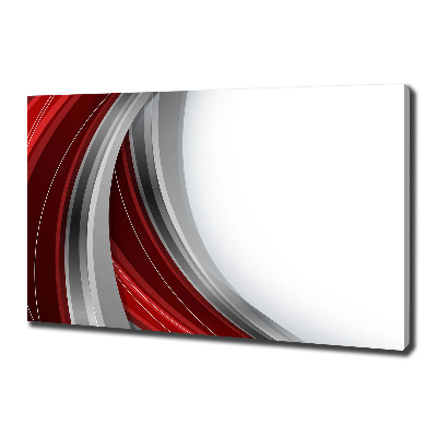 Cuadro canvas moderno de gran formato horizontal Fondo de ondas