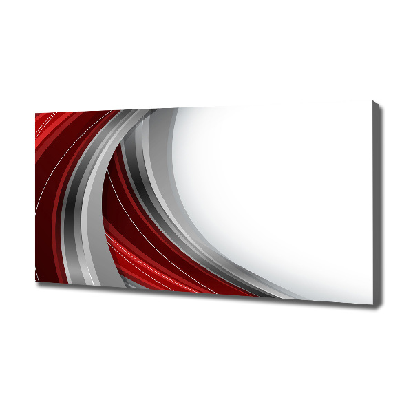 Cuadro canvas moderno de gran formato horizontal Fondo de ondas