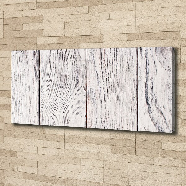 Cuadro canvas moderno de gran formato horizontal pared de madera