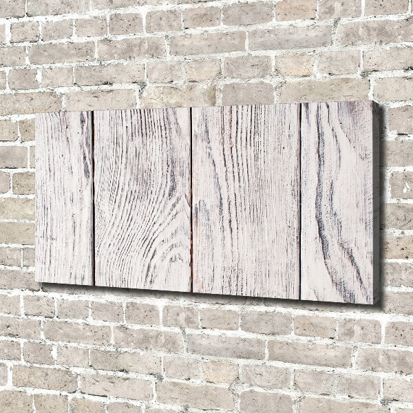 Cuadro canvas moderno de gran formato horizontal pared de madera