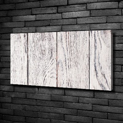 Cuadro canvas moderno de gran formato horizontal pared de madera