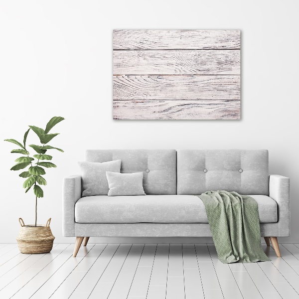 Cuadro canvas moderno de gran formato horizontal pared de madera