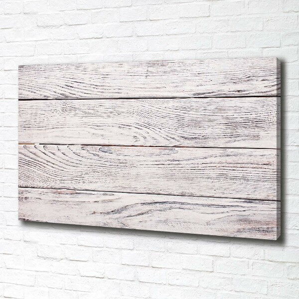 Cuadro canvas moderno de gran formato horizontal pared de madera