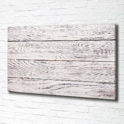 Cuadro canvas moderno de gran formato horizontal pared de madera