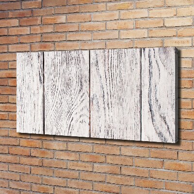 Cuadro canvas moderno de gran formato horizontal pared de madera