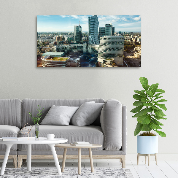 Fotocuadro en lienzo de alta calidad horizontal Varsovia, Polonia