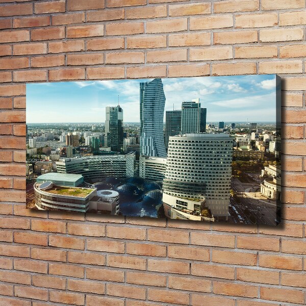 Fotocuadro en lienzo de alta calidad horizontal Varsovia, Polonia