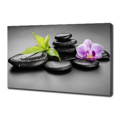 Foto en lienzo con acabado profesional horizontal Piedras zen