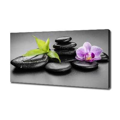 Foto en lienzo con acabado profesional horizontal Piedras zen